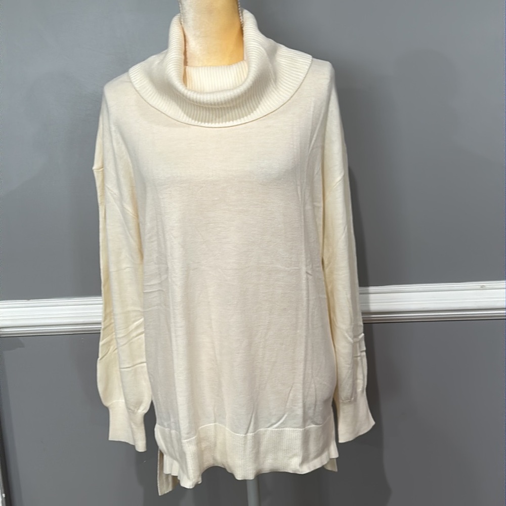 LOFT Cowl Tunic Sweater Size L - Picture 4 of 10
